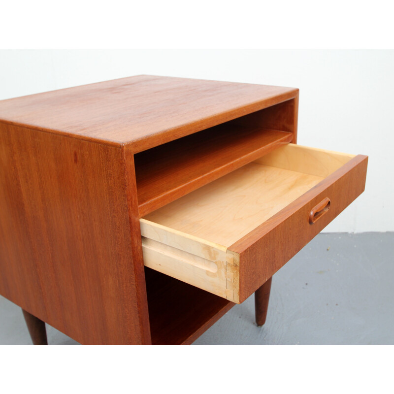 Vintage teak nightstand by Falster-Möbler - 1950s