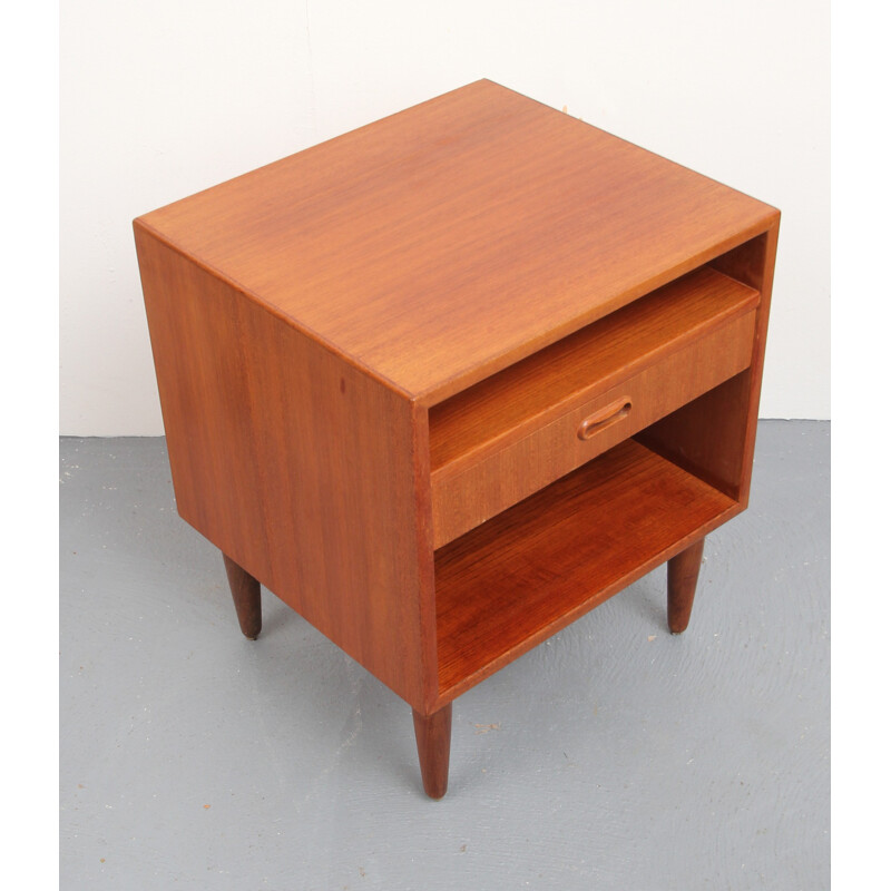 Vintage teak nightstand by Falster-Möbler - 1950s