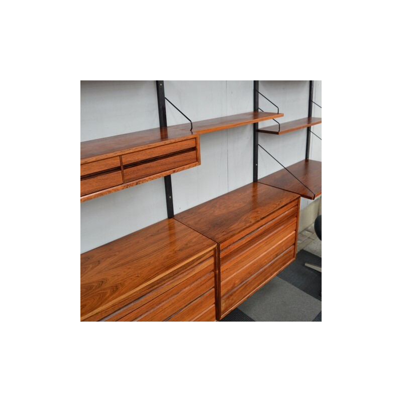 Vintage Royal Serie rosewood wall unit - 1950s