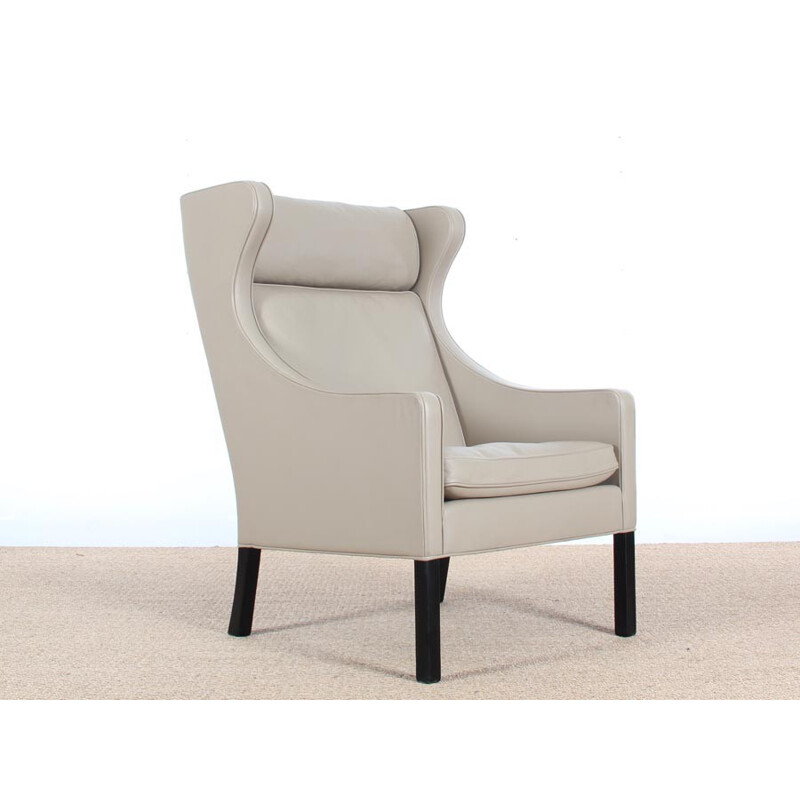 Pair of vintage Wing Chair 2204 by Borge Mogensen for Fredericia Furniture - 2000s