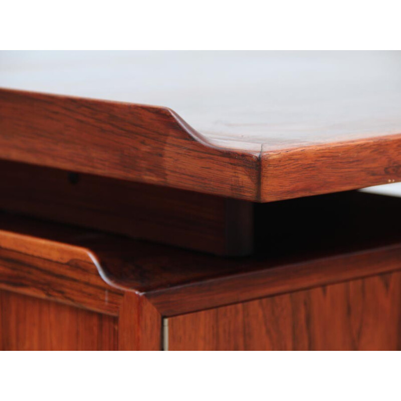 Large Rio Rosewood Executive Desk 208 Model by Arne Vodder - 1970s