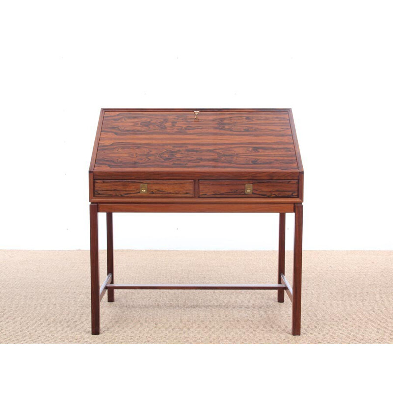 Escandinávia de mesa de vintage no Rio Rosewood, 1960