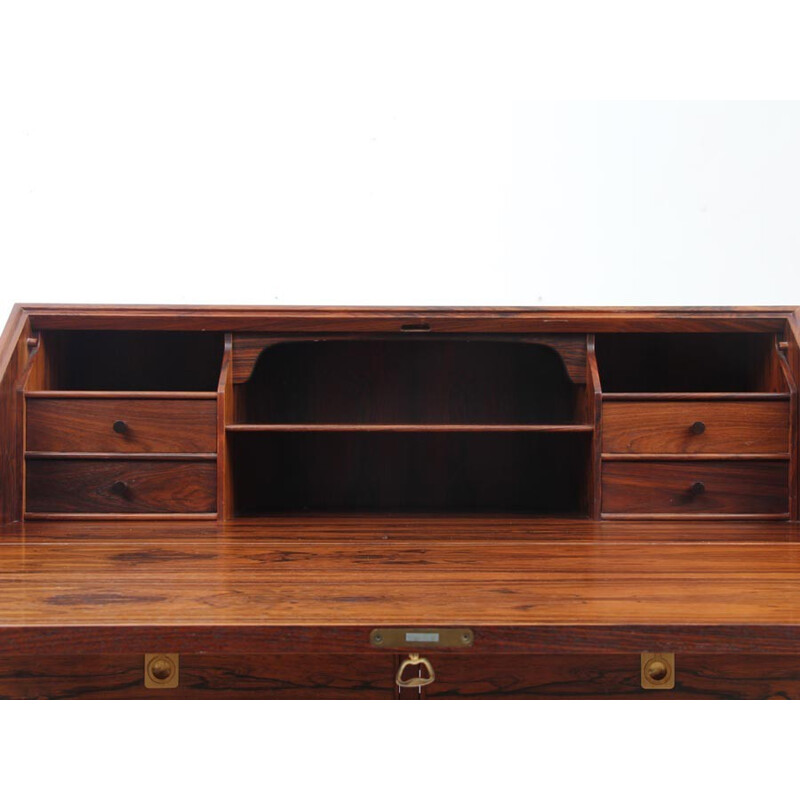 Scandinavian vintage desk in Rio rosewood, 1960