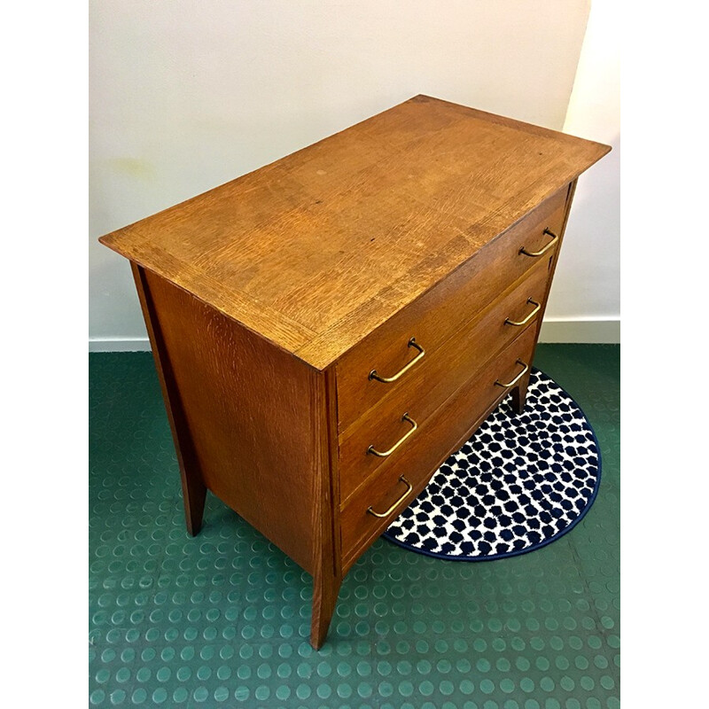 Chest of drawers with compass legs - 1950s