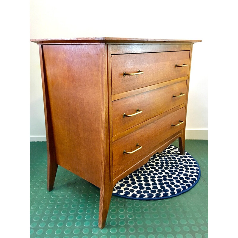 Chest of drawers with compass legs - 1950s
