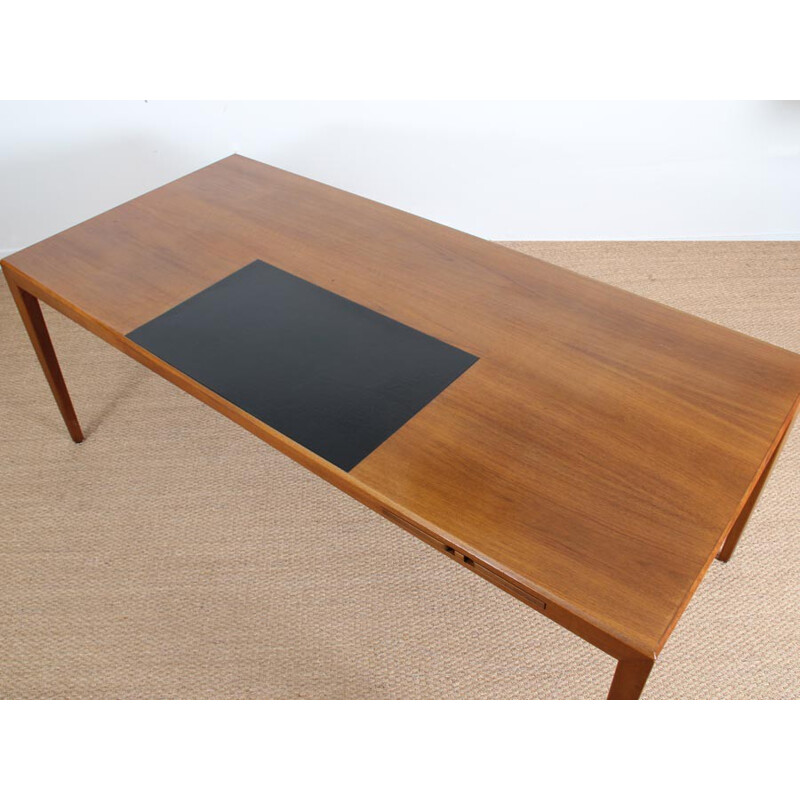 Large model "Président" Mahogany Executive Desk by de Severin Hansen for Haslev Møbelsnedkeri - 1960s