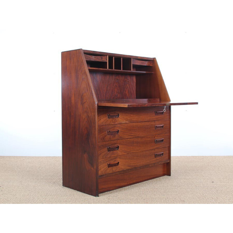 Scandinavian Rio Rosewood secretary - 1960s