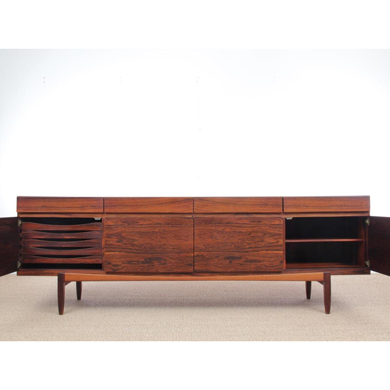 Scandinavian Rio rosewood sideboard FA 66 model by  Ib Kofod Larsen - 1960s