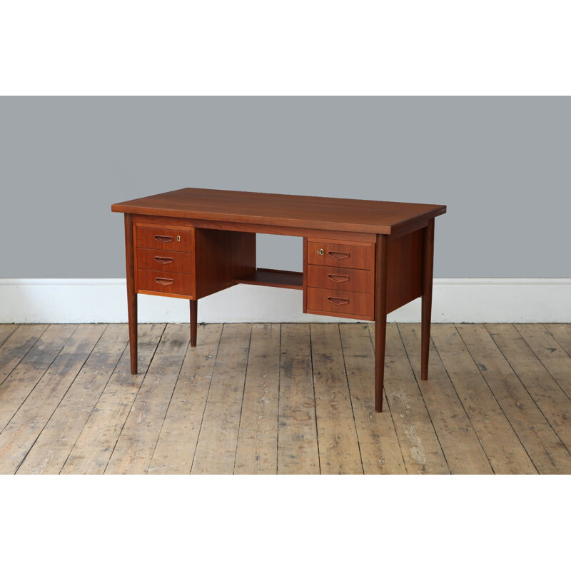 Mid-century Danish Teak Desk - 1960s