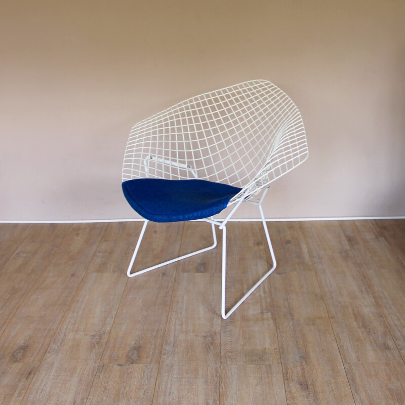 White "Diamond" armchair, Harry BERTOIA - 1960s