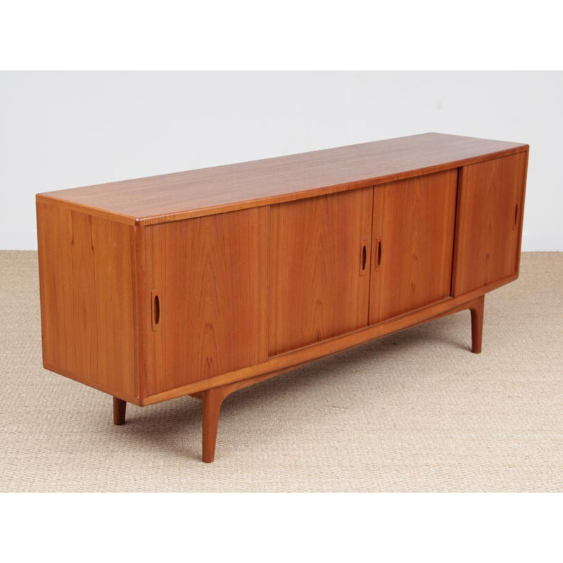 Enfilade scandinave en teck de H. P. Hansen  - 1950