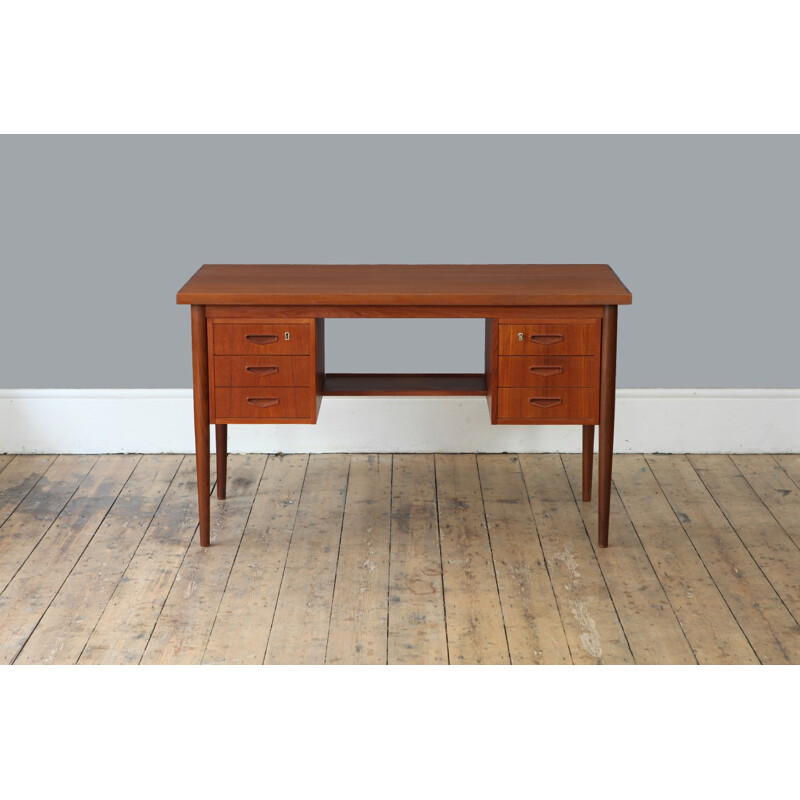 Mid-century Danish Teak Desk - 1960s