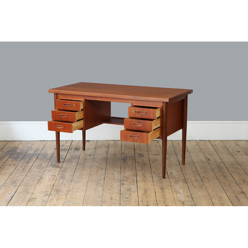 Mid-century Danish Teak Desk - 1960s