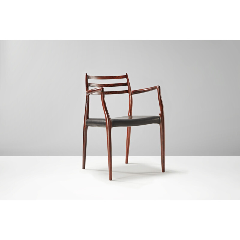 Model 62 Rosewood Armchair by Niels MOLLER - 1960s