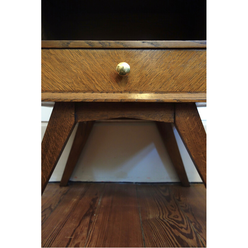 Mid-century Oak Night Stand - 1950s