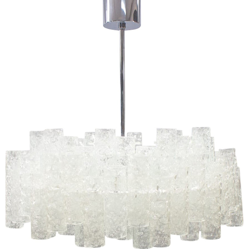 Lámpara de cristal alemana de Doria Leuchten - 1960