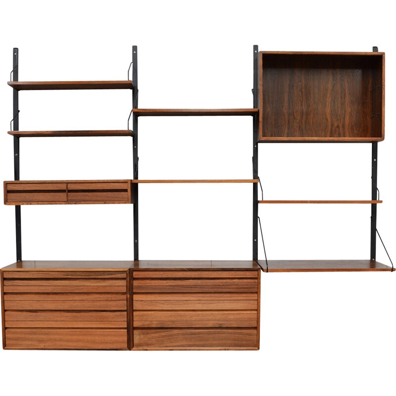 Vintage Royal Serie rosewood wall unit - 1950s