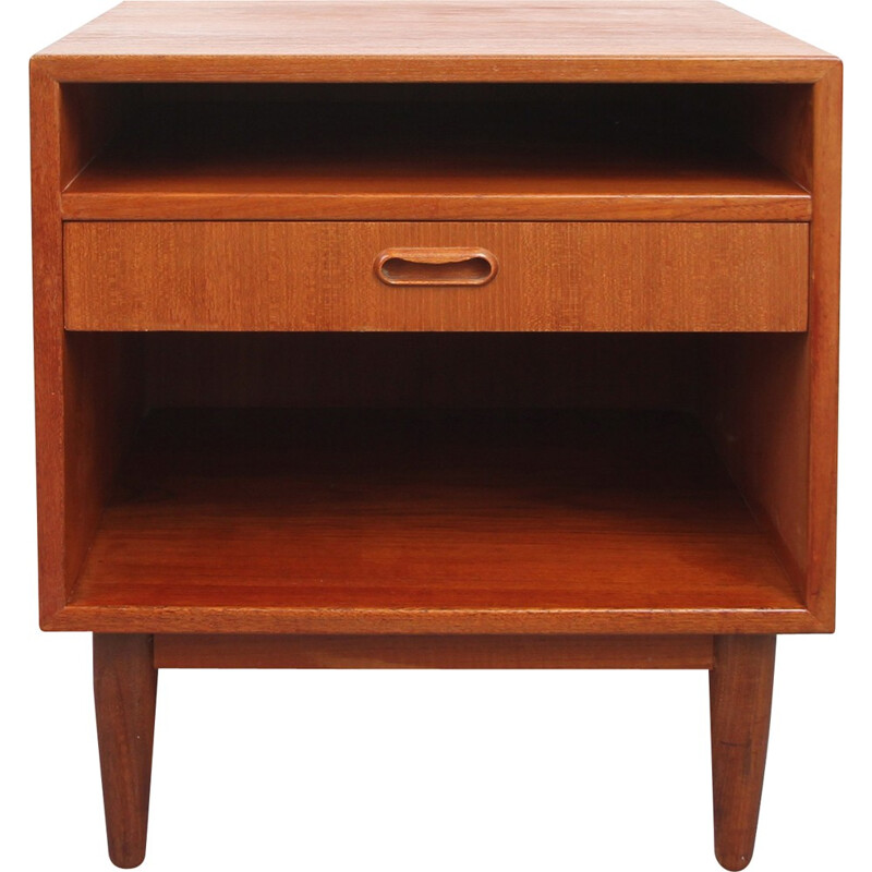 Vintage teak nightstand by Falster-Möbler - 1950s