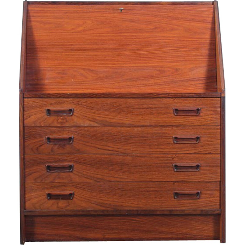 Secretaire vintage scandinave en palissandre de Rio - 1960