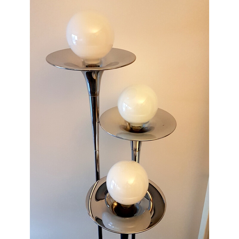 Italian vintage space age floor lamp Tony Paul - 1970s