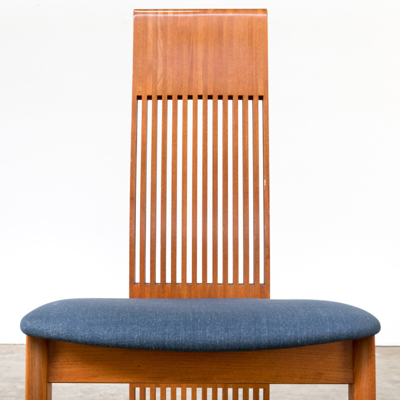 Suite de 6 chaises à repas vintage pour Pietro Costantini - 1980