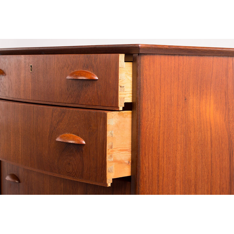 Vintage scandinavian chest of drawers in teak - 1960s