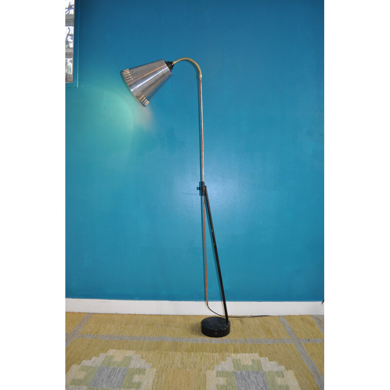 Vintage scandinavian floor lamp - 1950s