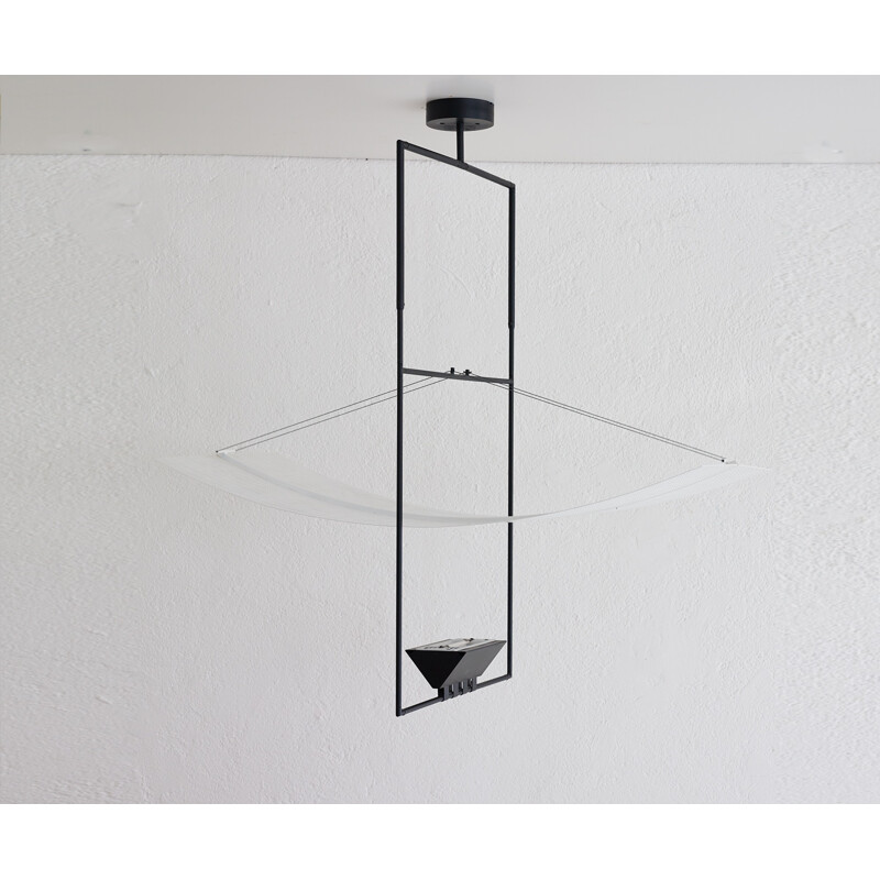 Zefiro hanging lamp by Mario Botta, Artemide - 1980s