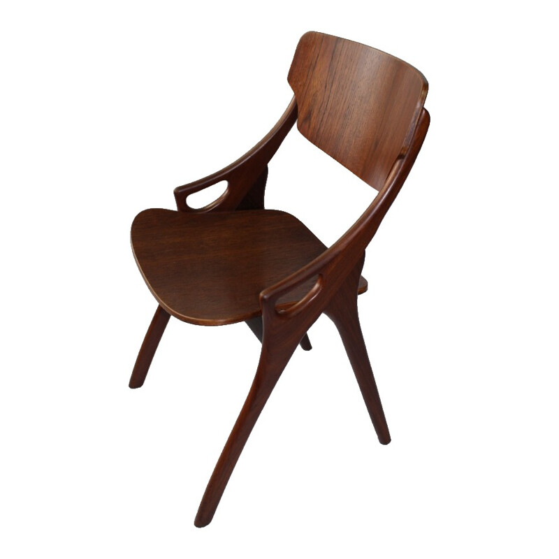 Set of 4 dinner chairs by Arne Hovmand Olsen for Mogens Kold Furniture - 1950s