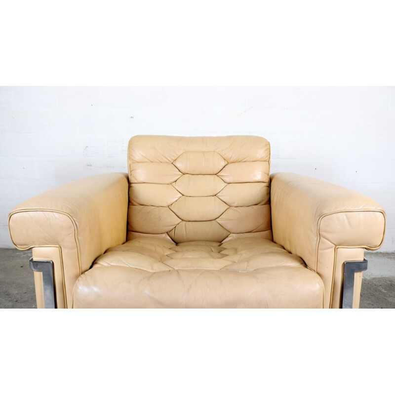 Club chair vintage by Robert Haussmann for De Sede - 1960s