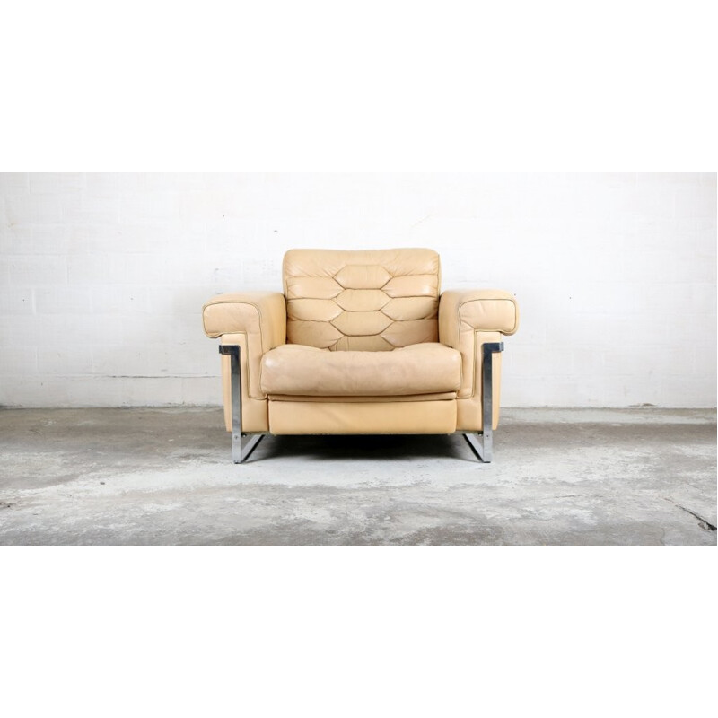 Club chair vintage by Robert Haussmann for De Sede - 1960s