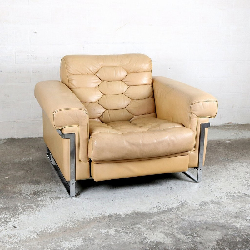 Club chair vintage by Robert Haussmann for De Sede - 1960s