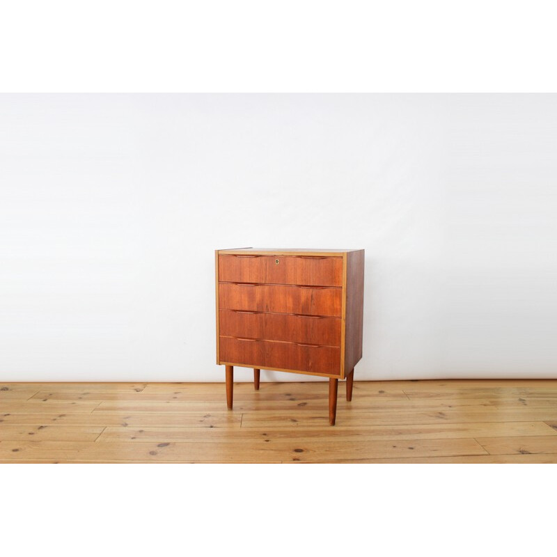 Vintage scandinavian teak chest of drawers - 1960s