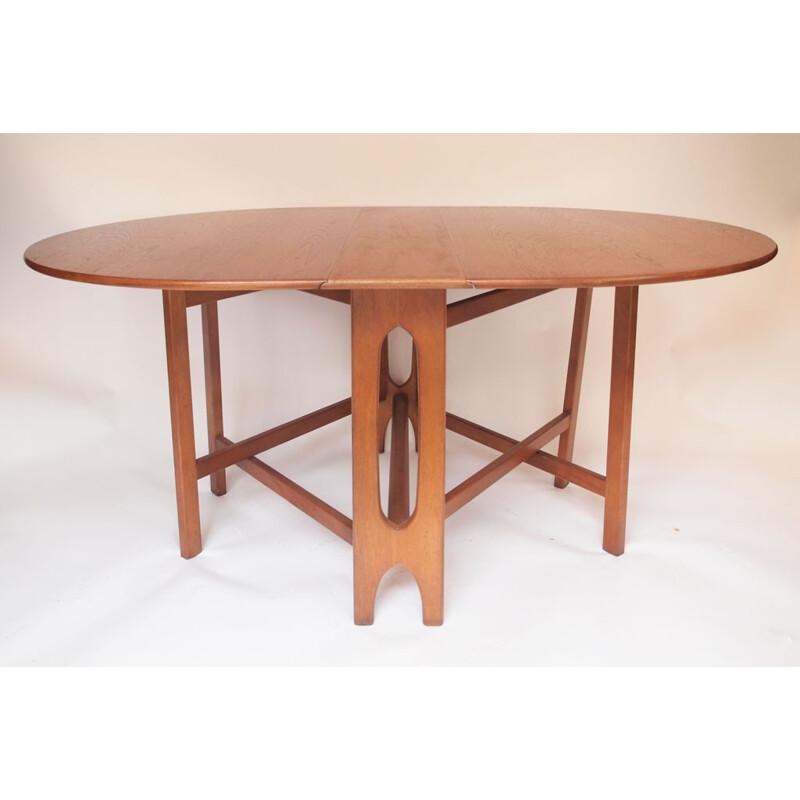 Vintage dinning table with 2 flops - 1950s