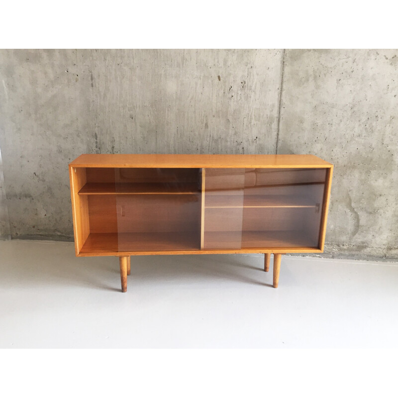 Vintage beech sideboard by Robin Day for Hille Interplan - 1950s