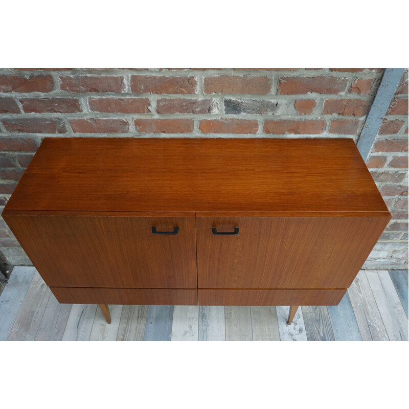 Vintage belgian sideboard in teak - 1960s