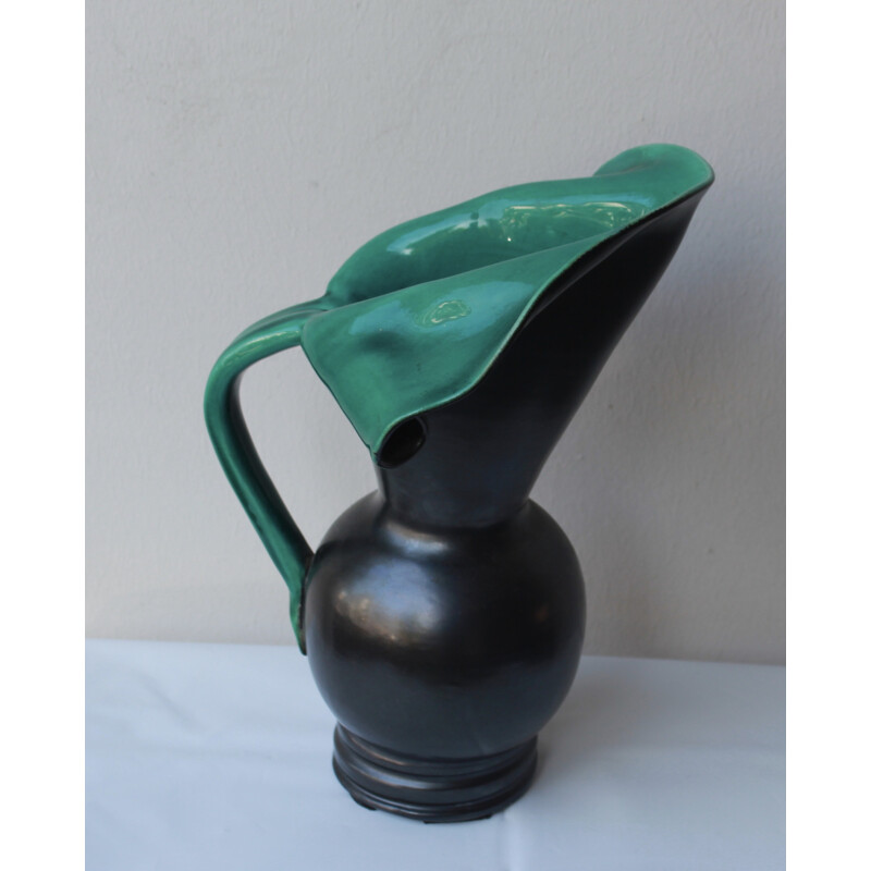 Vase vintage bi color pour Elchinger - 1950