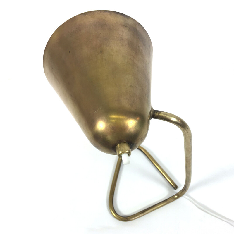 Vintage french table lamp made of brass - 1950s