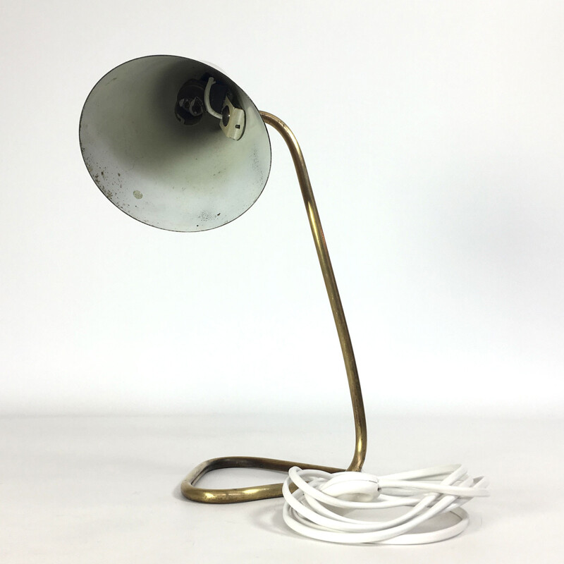 Vintage french table lamp made of brass - 1950s