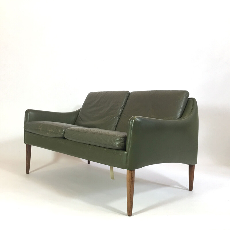 Canapé vintage en cuir d'Hans Olsen pour CS Møbler - 1960