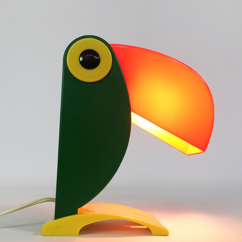 Vintage Toucan lamp, Old Timer Ferrari - 1960s