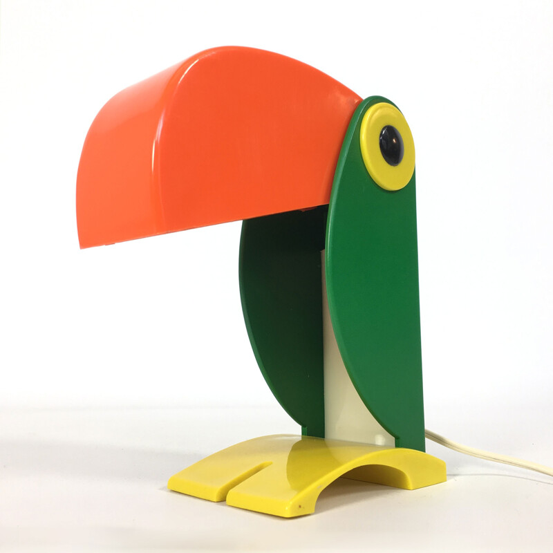 Vintage Toucan lamp, Old Timer Ferrari - 1960s