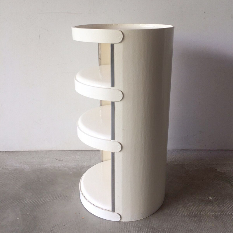 Meuble de rangement cylindrique de Jean-Louis Avril - 1960