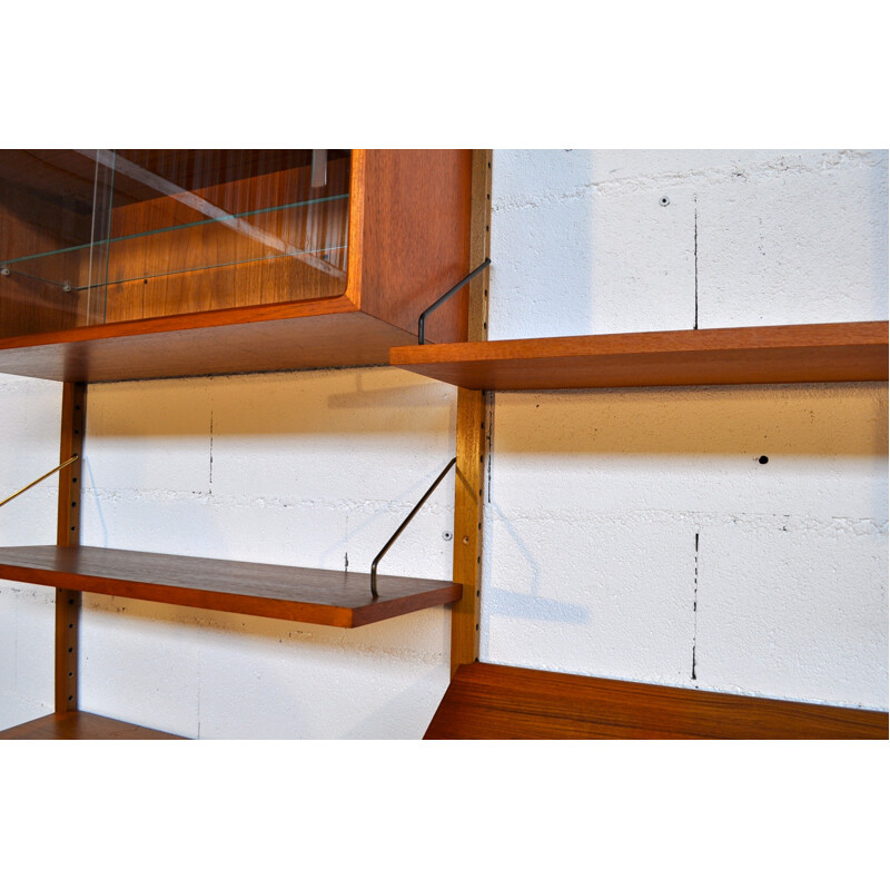 Modular shelf in teak "Royal System", Poul CADOVIUS - 1950s