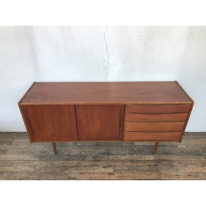 Vintage danish small sideboard in teak - 1950s