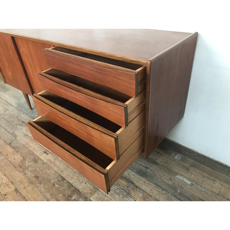 Vintage danish small sideboard in teak - 1950s