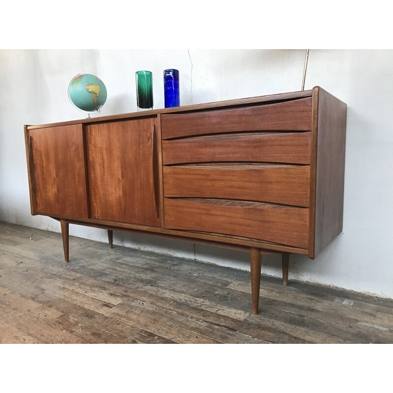 Vintage danish small sideboard in teak - 1950s