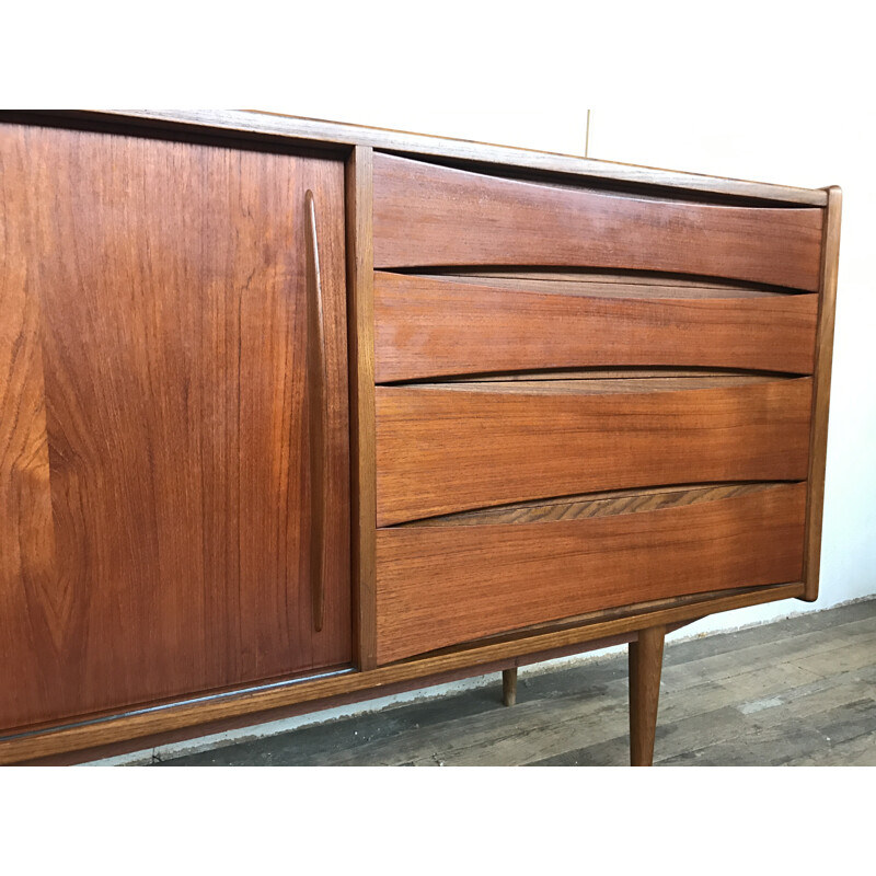 Vintage danish small sideboard in teak - 1950s