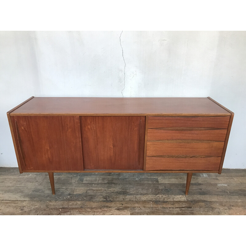 Vintage danish small sideboard in teak - 1950s