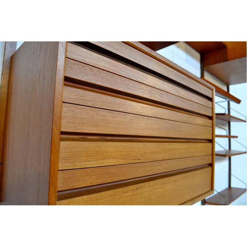 Modular shelf in teak "Royal System", Poul CADOVIUS - 1950s